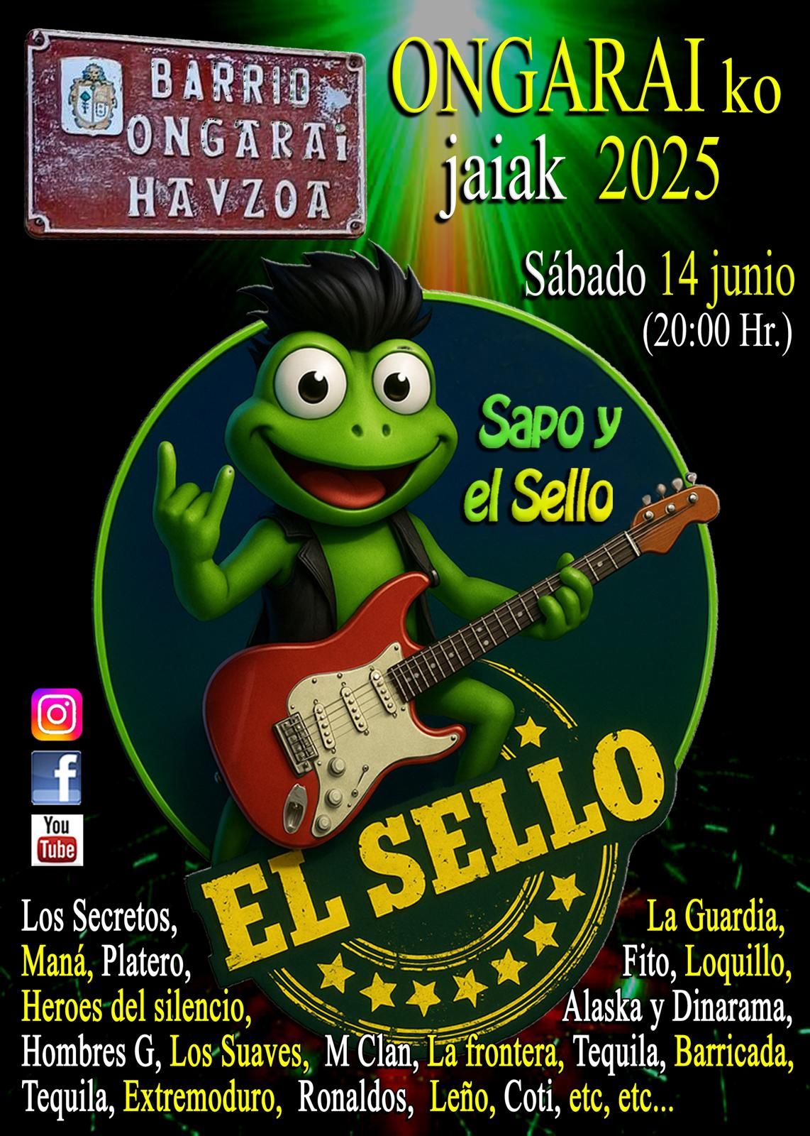 Concierto fiestas del Barrio de Ongarai