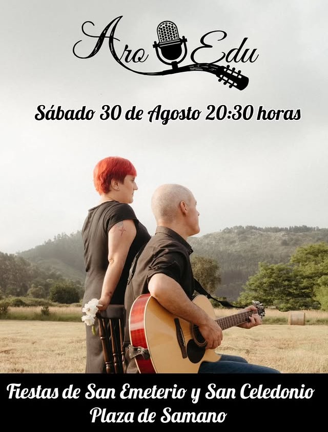 Aro y Edu en las fiestas de San Emeterio y San Cedelonio