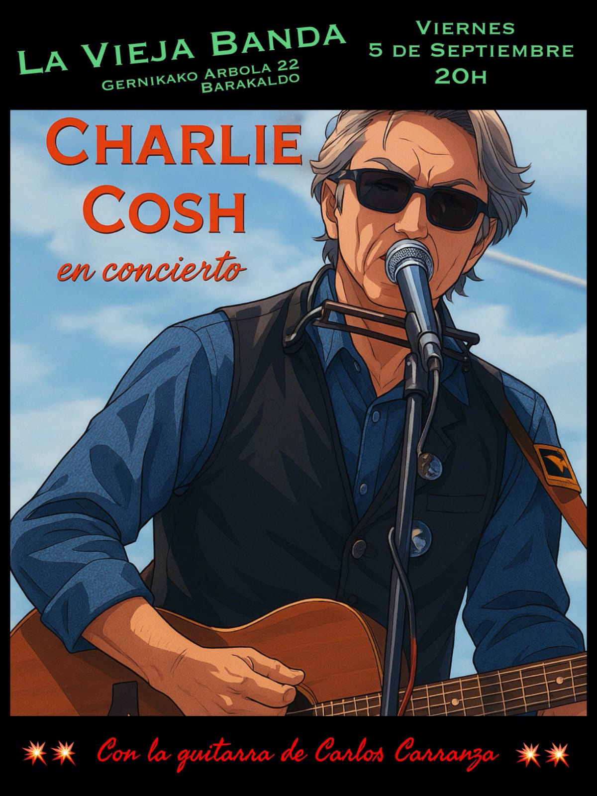 Charlie Cosh en La Vieja Banda !