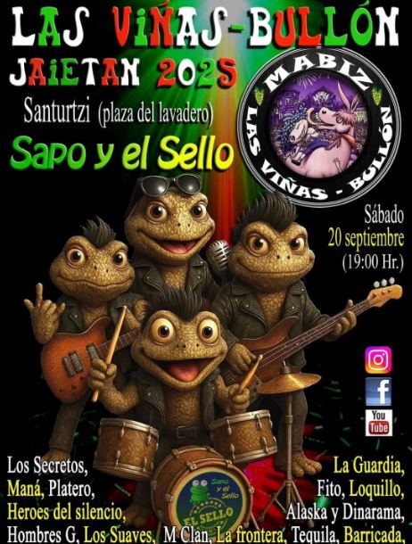 Sapo y El Sello en Las Viñas - Bullon