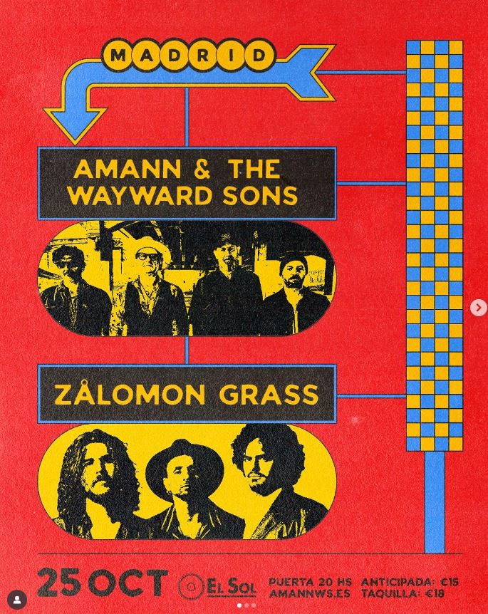 Amann & The Wayward Sons en Sala El Sol