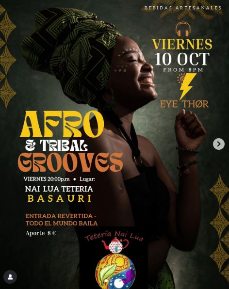 Afro & Tribal Grooves en Teteria Nai Lua