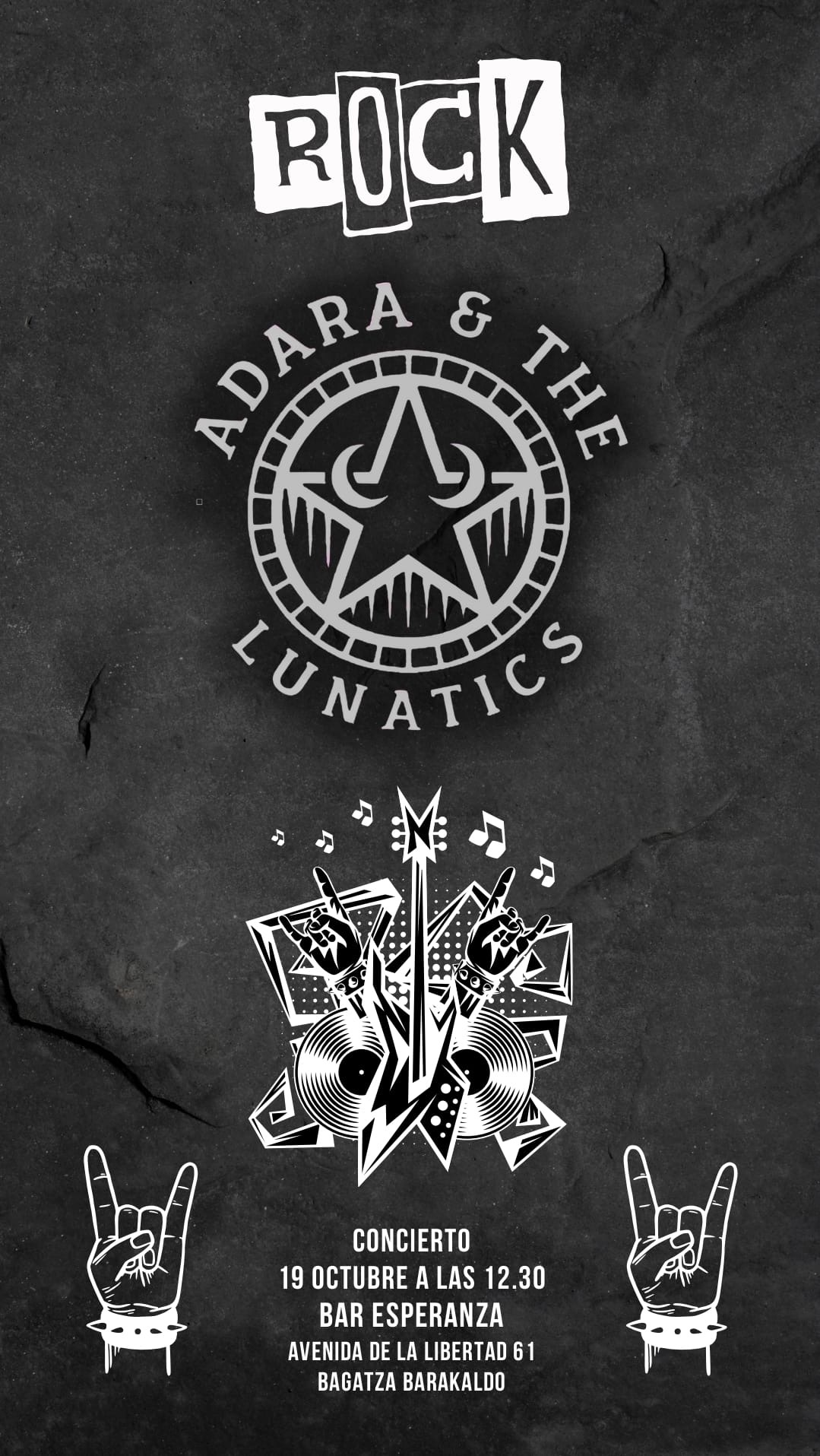 Concierto Adara & The Lunatics