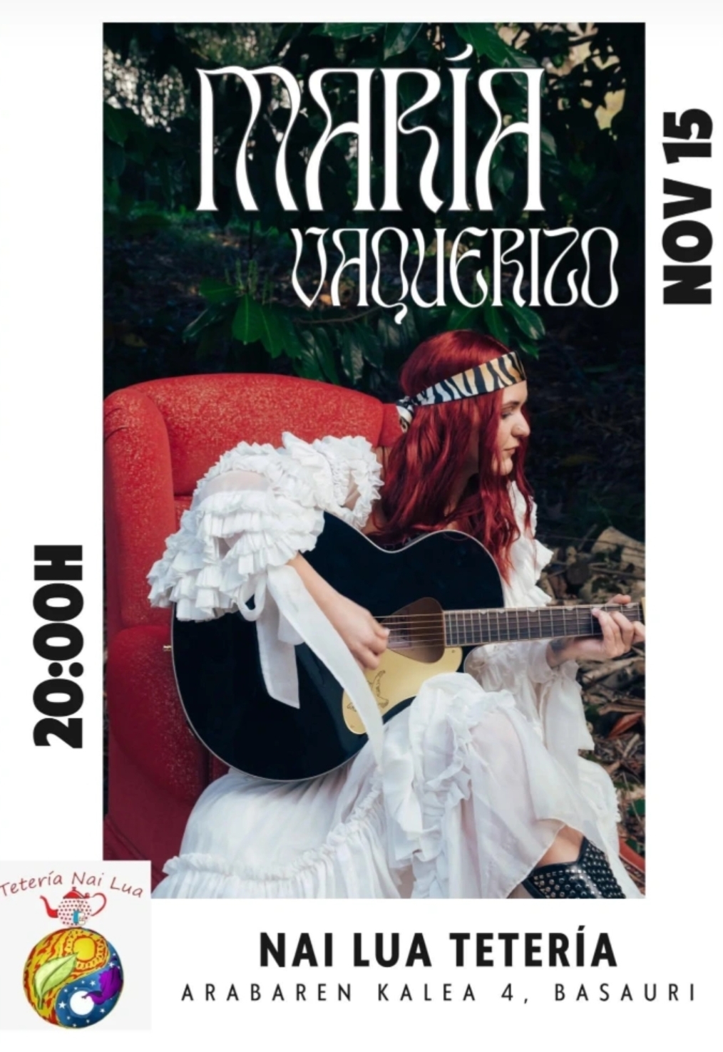 María Vaquerizo en Nailua Tetería