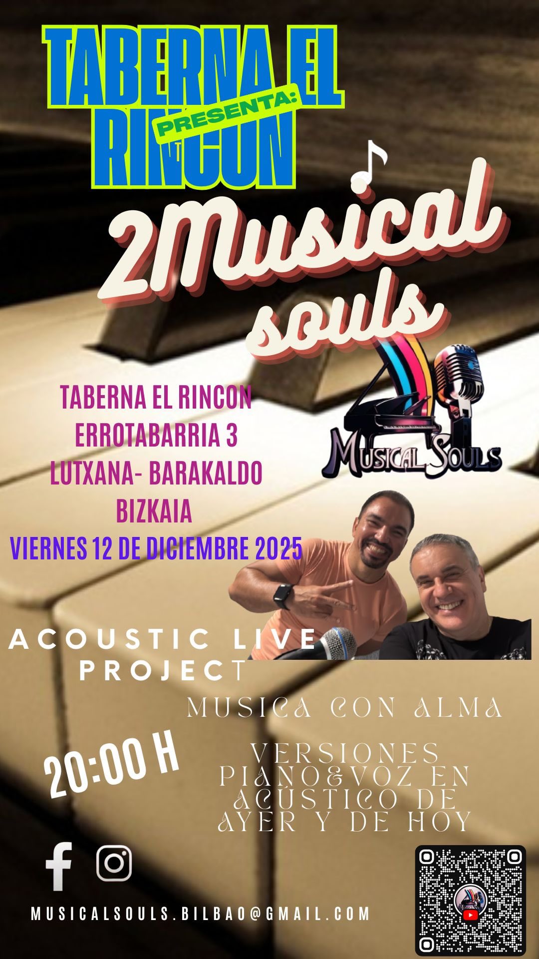 2 Musical Souls en Taberna El Rincón 🎶✨