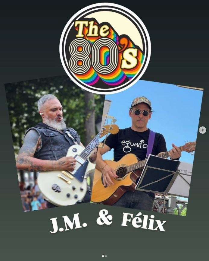 J.M. & Félix enThe 80's