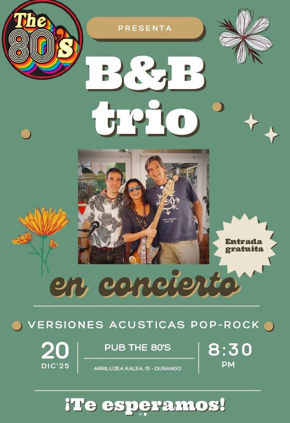 B&B trio en The 80's